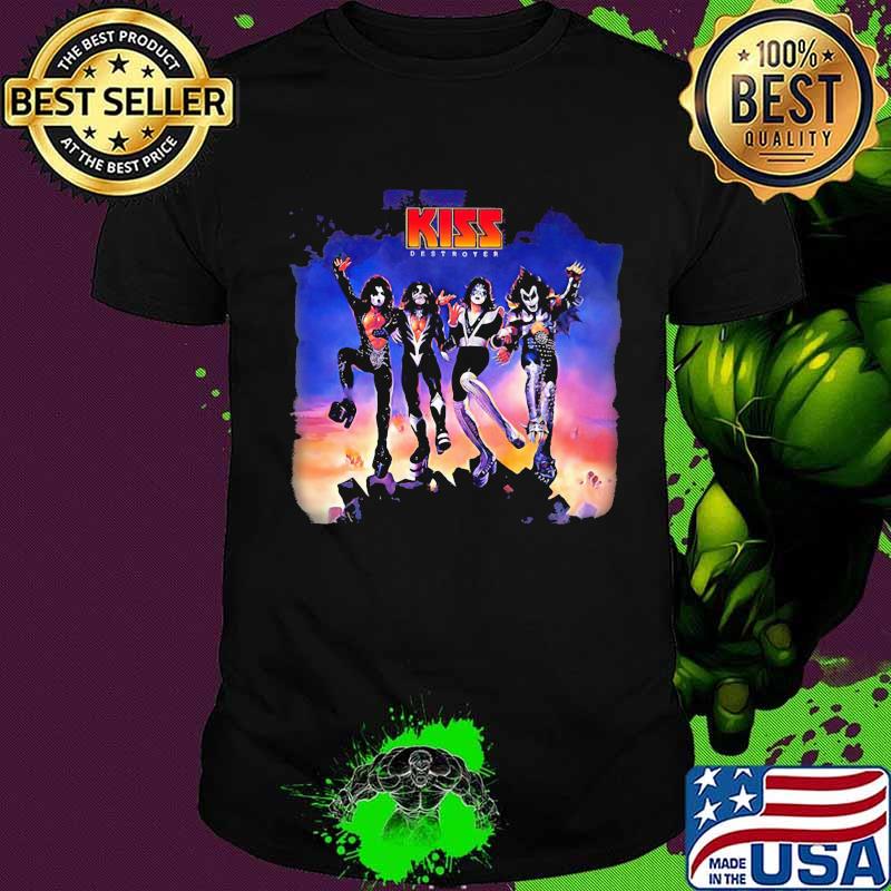 Kiss band destroyer album shirt