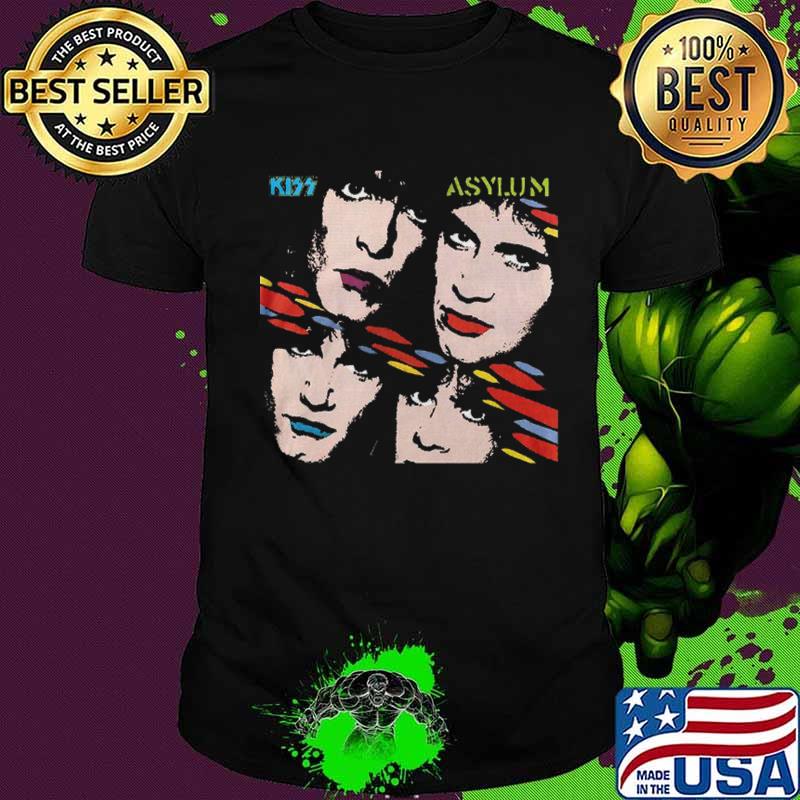 Kiss band members asylum shirt