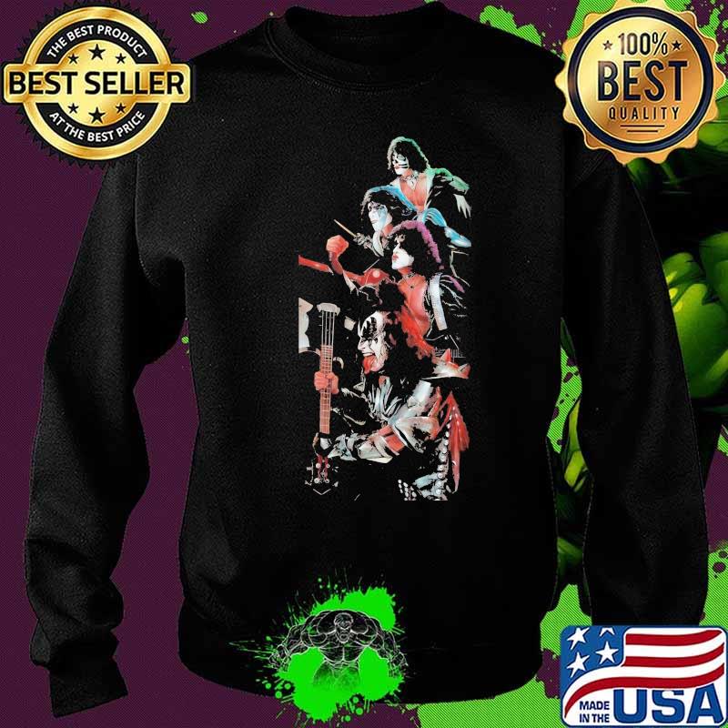 Kiss band members guitar s Sweater Kiss band members guitar s Sweater
