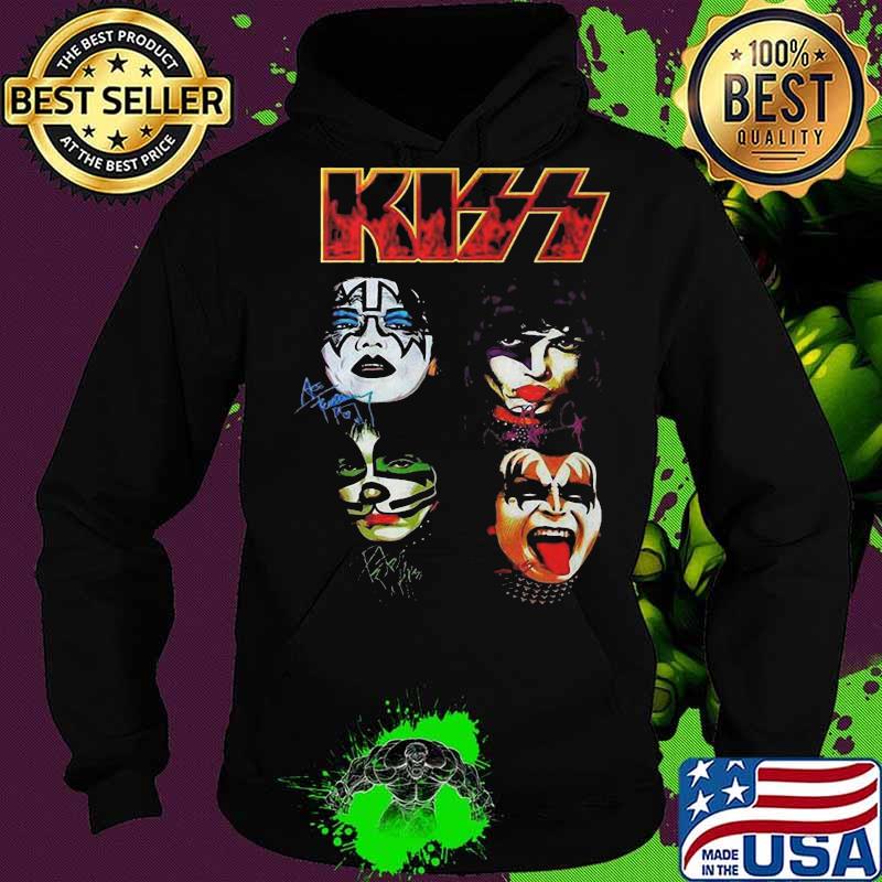 Kiss band members signatures s Hoodie Kiss band members signatures s Hoodie