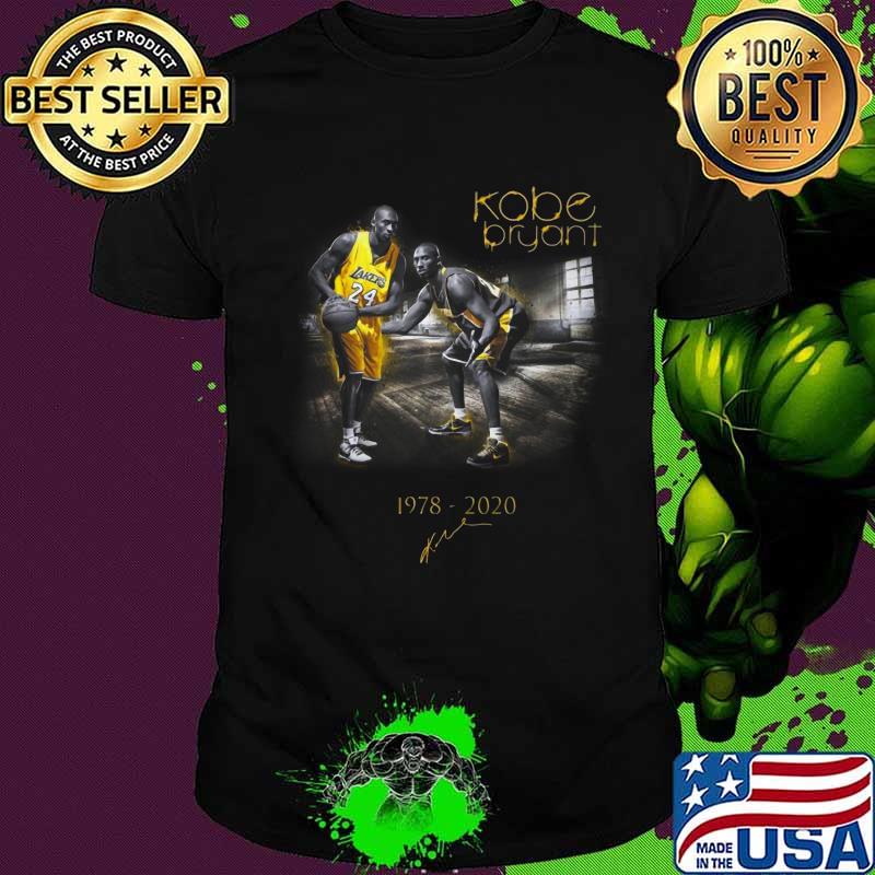 Kobe bryant 1978 2020 signature shirt