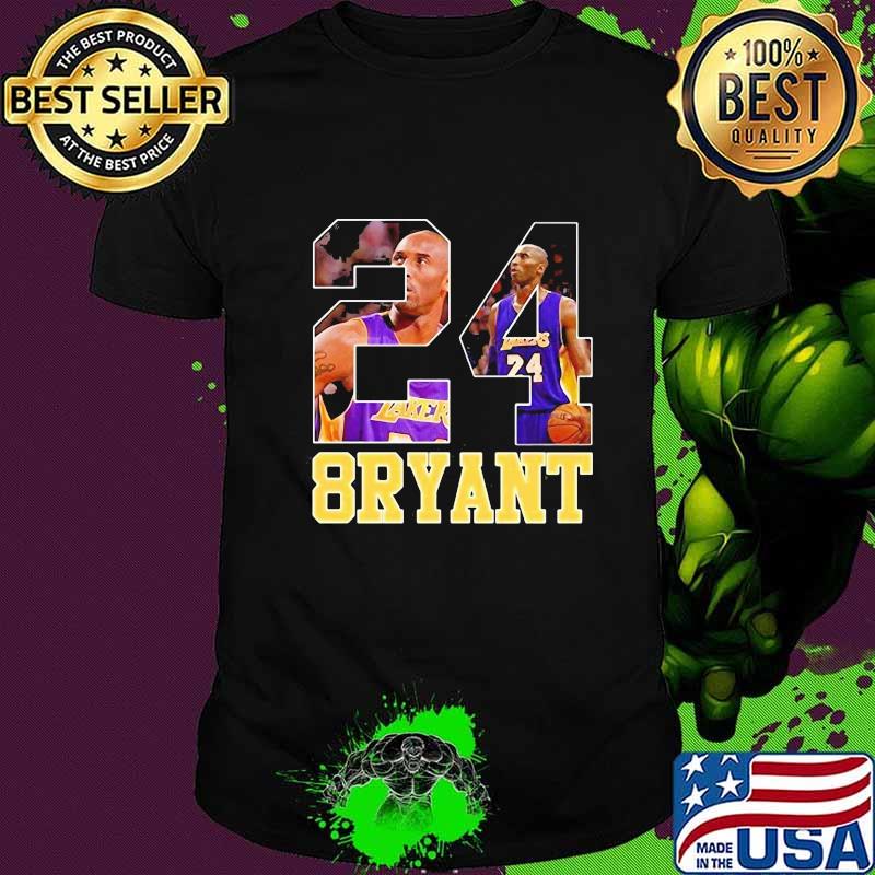 Kobe bryant 24 the man the legend los angeles basketball shirt