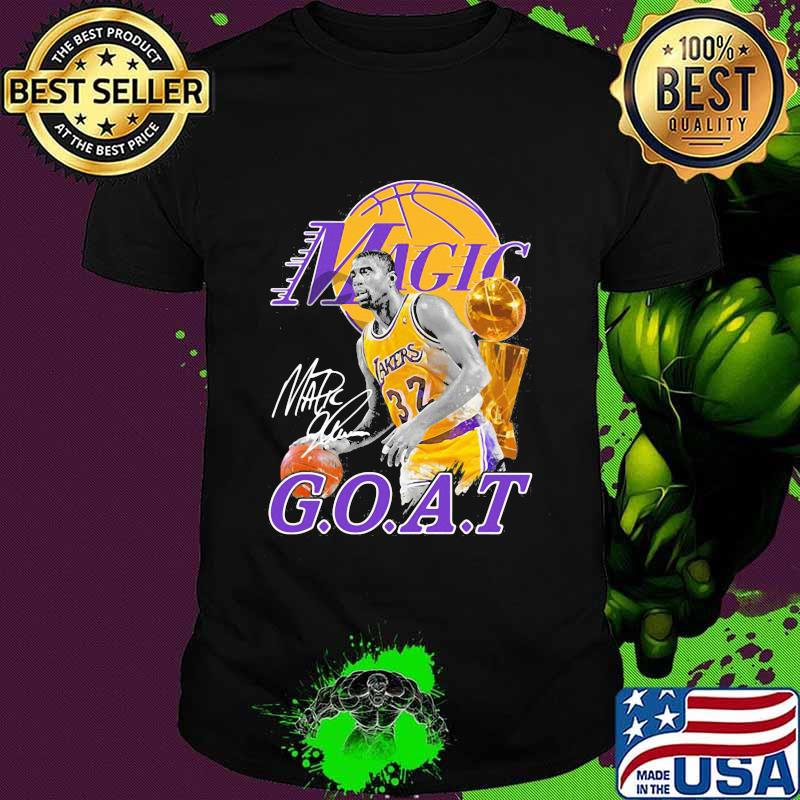Kobe bryant basketball magic goat signature shirt Kobe bryant basketball magic goat signature shirt