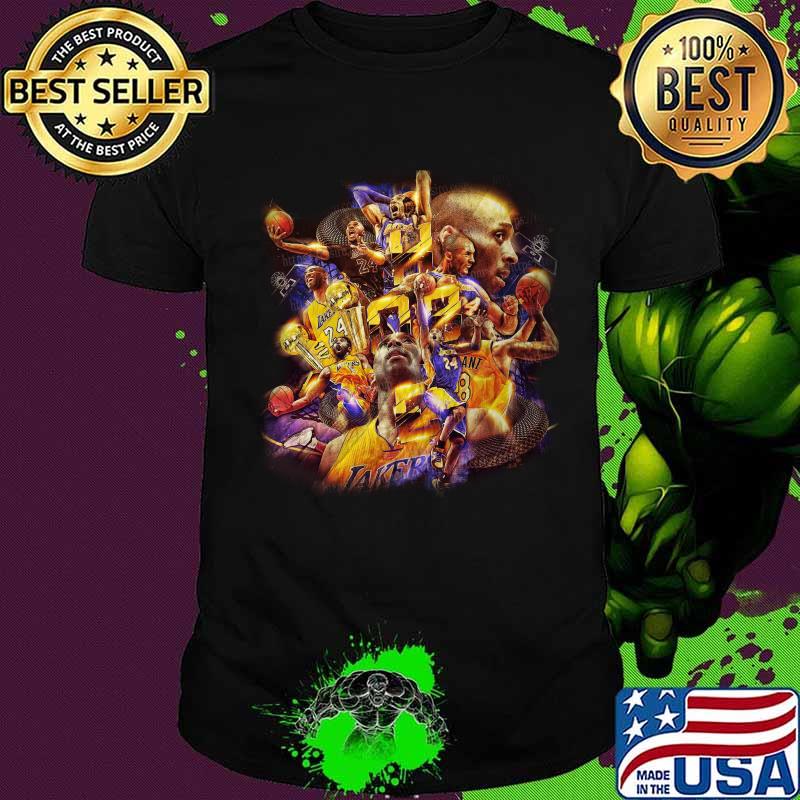 Kobe bryant mamba snake los angeles basketball shirt