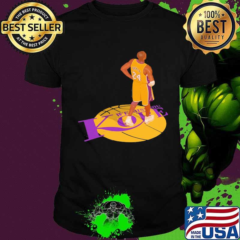 Kobe bryant we miss you basketball shirt