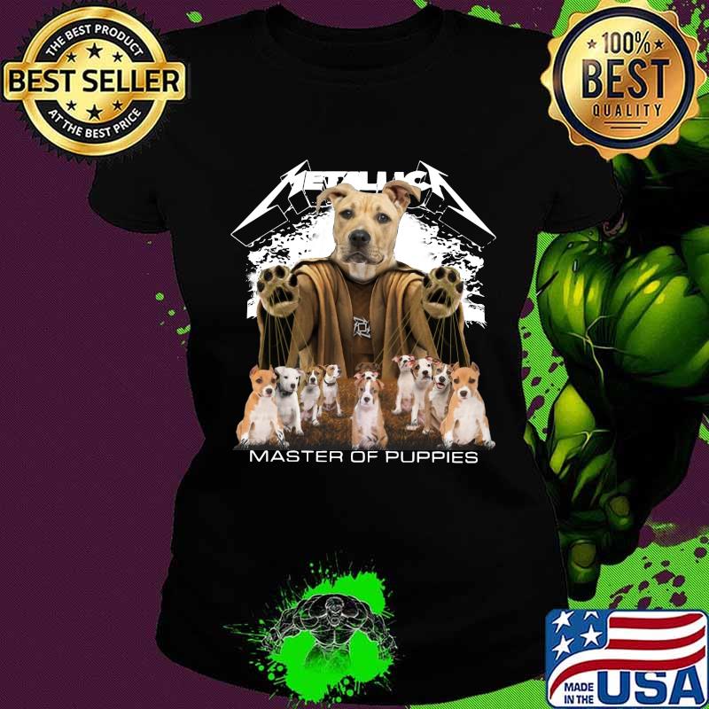 Labrador metallica master of puppies s Ladies tee Labrador metallica master of puppies s Ladies tee