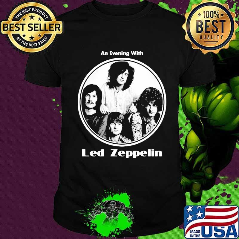 Led zeppelin band an evening with shirt Led zeppelin band an evening with shirt