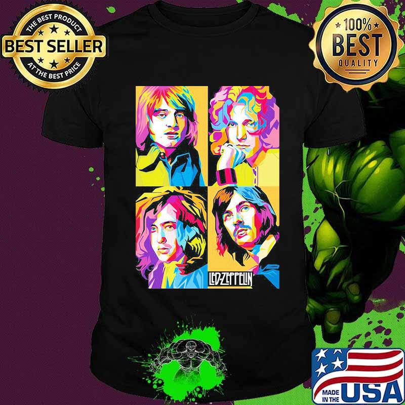 Led zeppelin band members art shirt