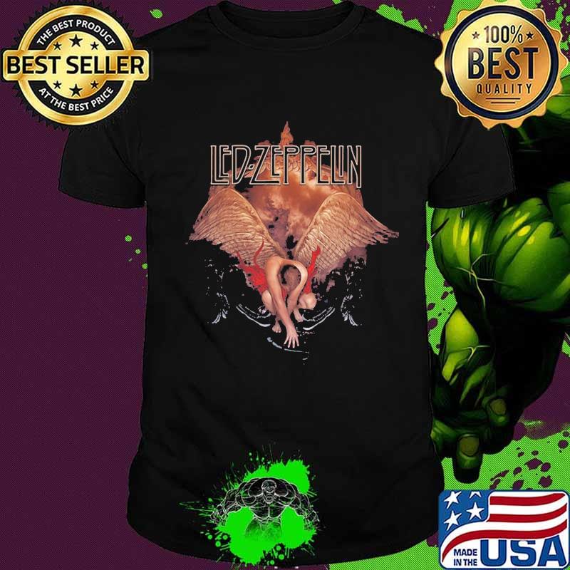 Led zeppelin band men's wings 2011 tour shirt Led zeppelin band men's wings 2011 tour shirt