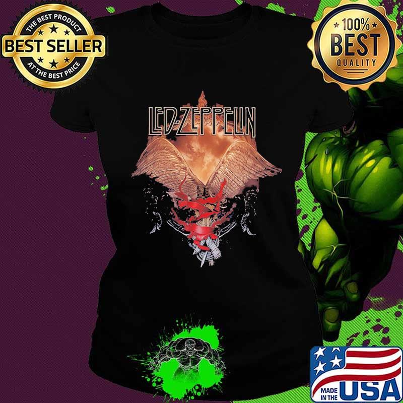Led zeppelin band wings 2011 tour slim s Ladies tee Led zeppelin band wings 2011 tour slim s Ladies tee