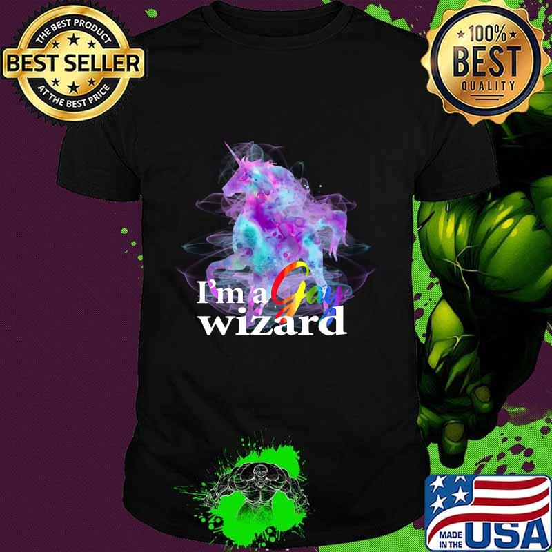 Lgbt horse i'm a gay wizard shirt