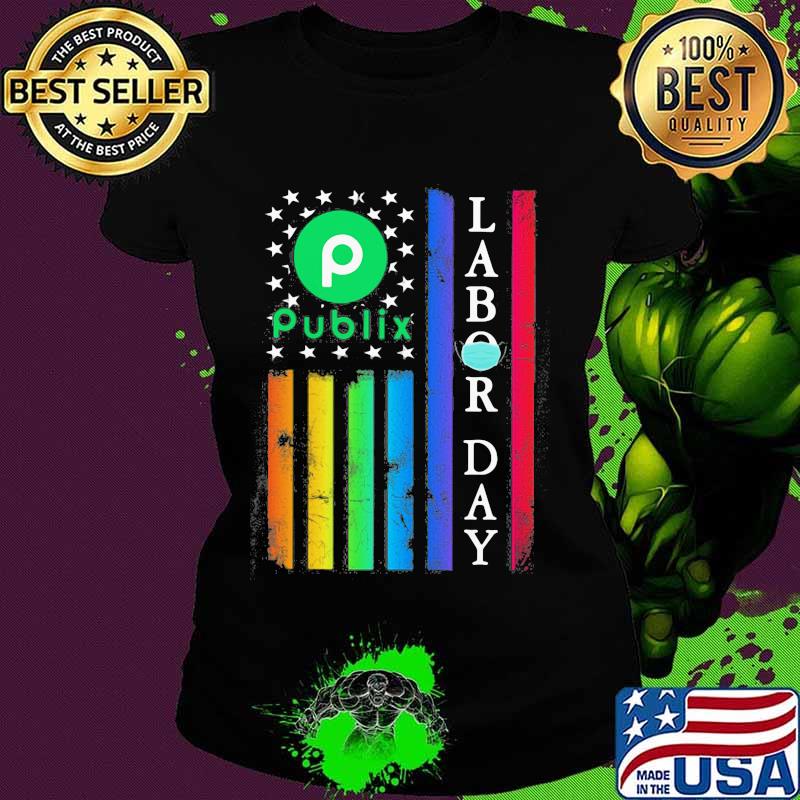 Lgbt publix labor day american flag independence day s Ladies tee Lgbt publix labor day american flag independence day s Ladies tee