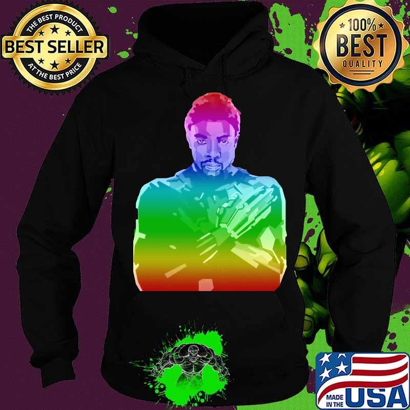 Lgbt rainbow marvel heroes black panther chadwick s Hoodie Lgbt rainbow marvel heroes black panther chadwick s Hoodie