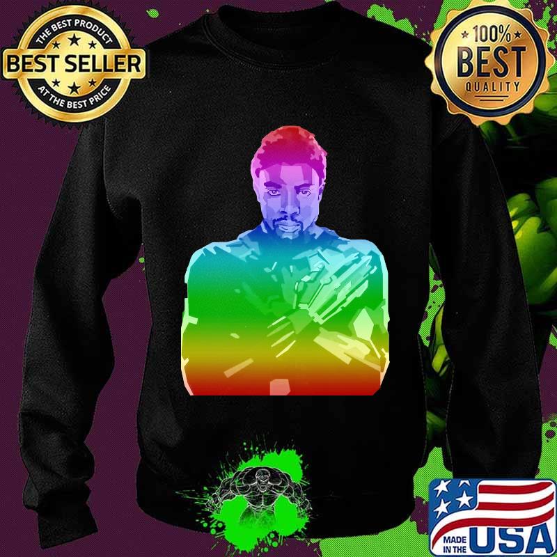 Lgbt rainbow marvel heroes black panther chadwick s Sweater Lgbt rainbow marvel heroes black panther chadwick s Sweater