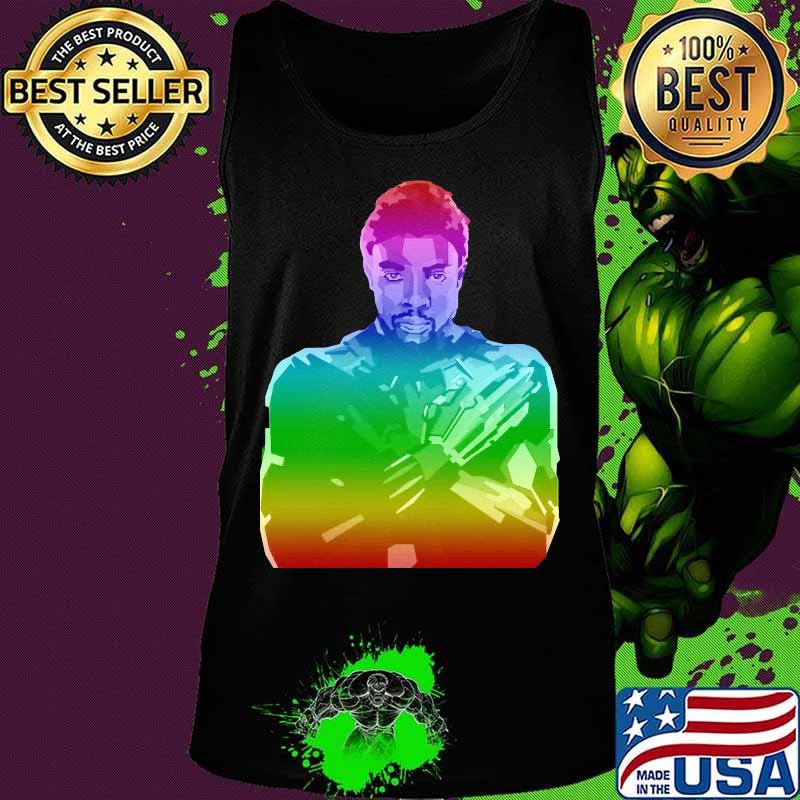 Lgbt rainbow marvel heroes black panther chadwick s Tank top Lgbt rainbow marvel heroes black panther chadwick s Tank top