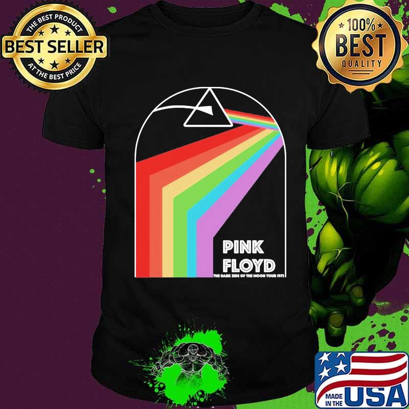 Lgbt rainbow pink floyd the dark side of the moon tour shirt