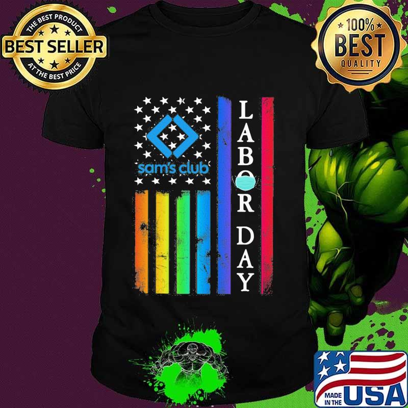 Lgbt sam's club labor day american flag independence day shirt