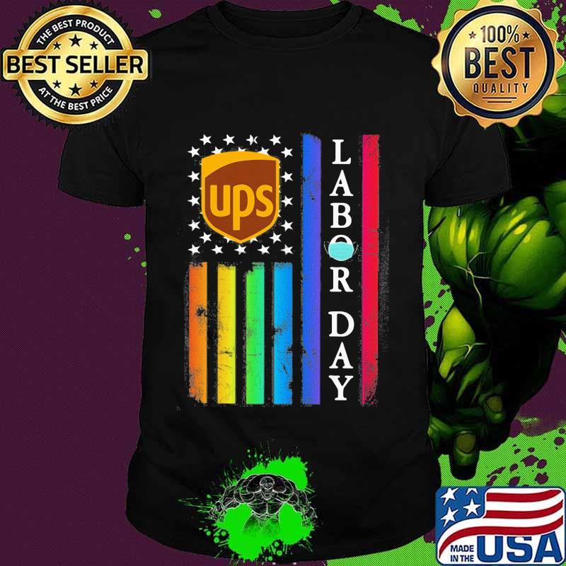 Lgbt ups labor day american flag independence day shirt