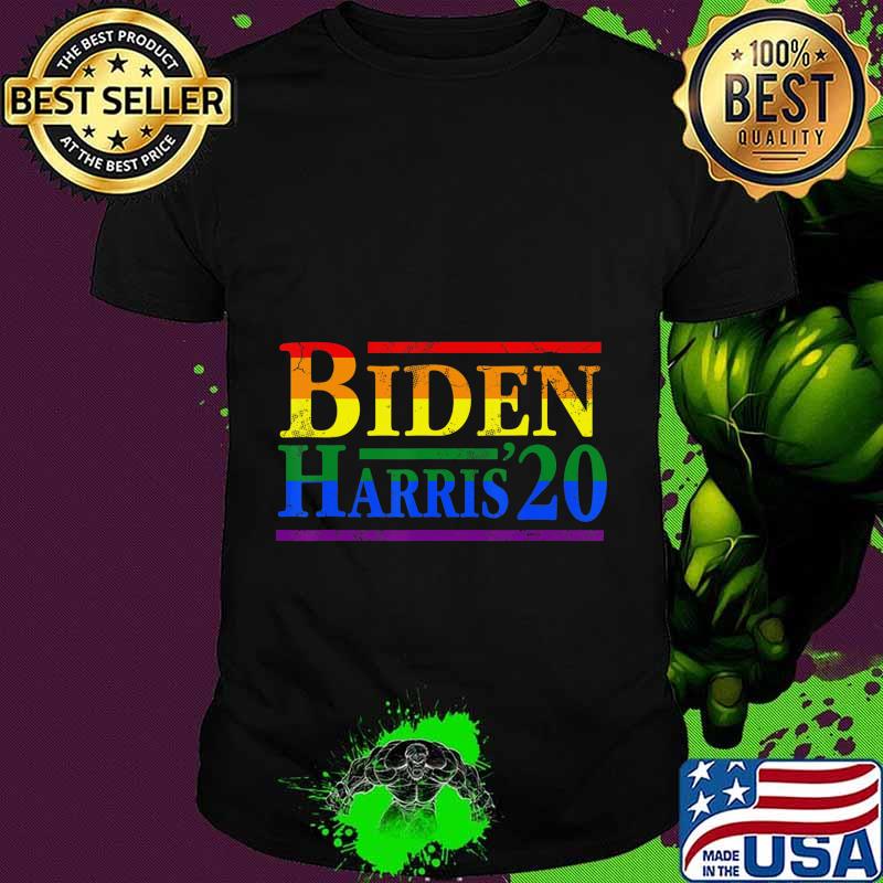 LGBTQ Gay Pride Joe Biden Kamala Harris Anti Trump Democrat T-Shirt