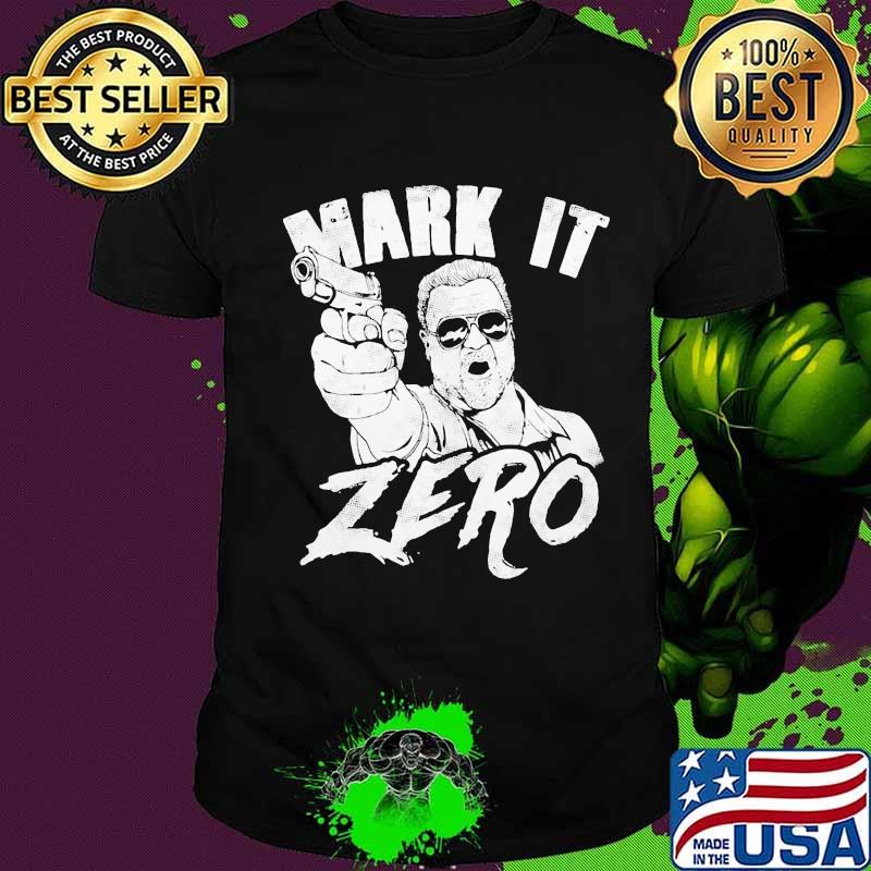 Licensed merchandise lebowski mark it zero shirt