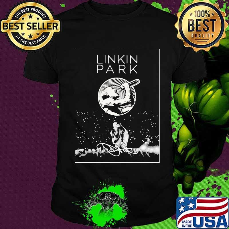 Linkin park band chester bennington signatures shirt