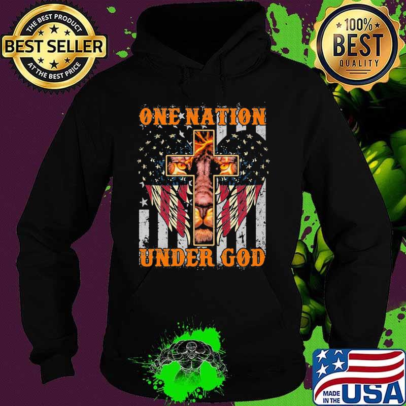 Lion king one nation under god american flag independence day s Hoodie Lion king one nation under god american flag independence day s Hoodie