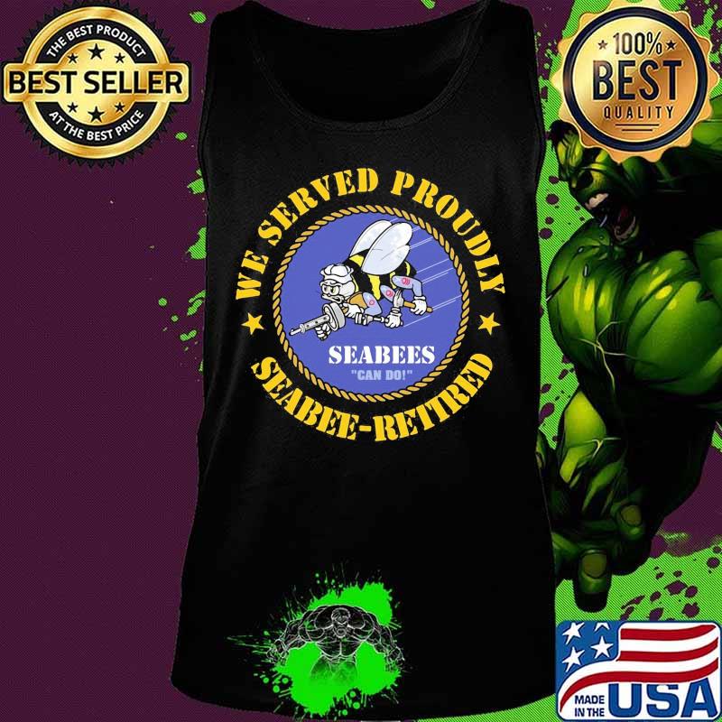 Logo we served proudly seabee retired s Tank top Logo we served proudly seabee retired s Tank top