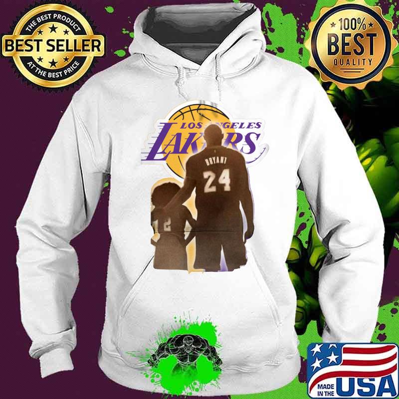 Los angeles lakers basketball kobe bryant and daughter s Hoodie Los angeles lakers basketball kobe bryant and daughter s Hoodie