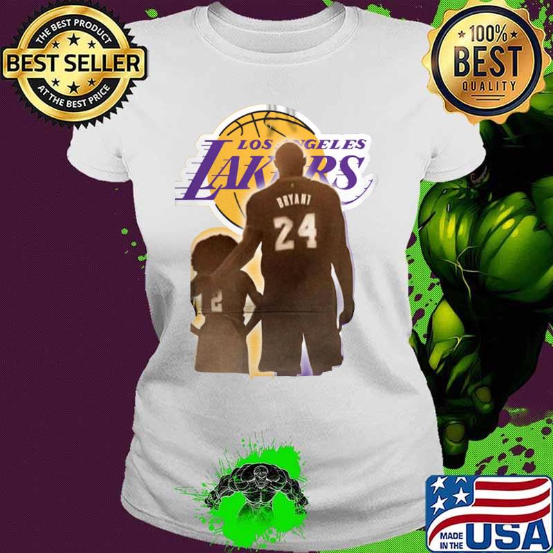 Los angeles lakers basketball kobe bryant and daughter s Ladies tee Los angeles lakers basketball kobe bryant and daughter s Ladies tee