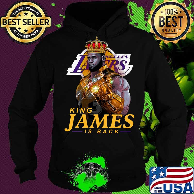 Los angeles lakers king james is back s Hoodie Los angeles lakers king james is back s Hoodie