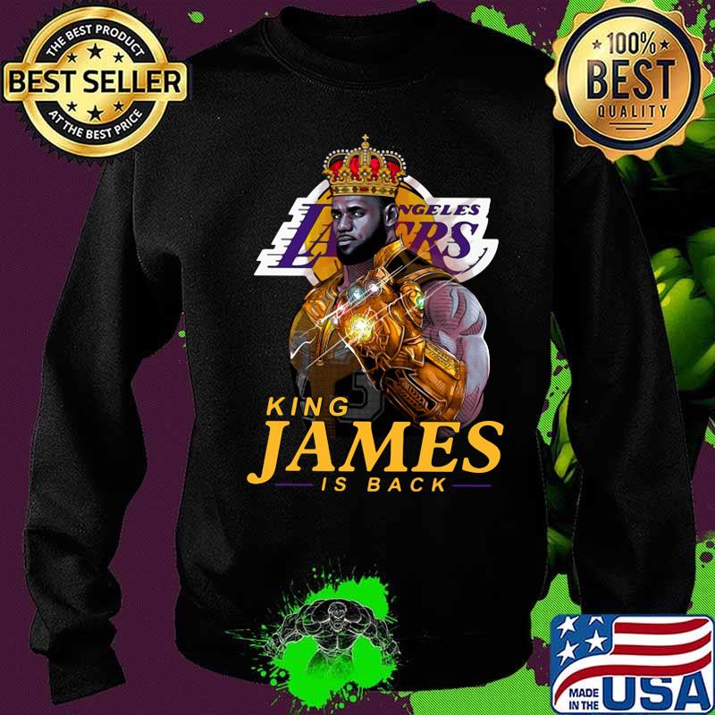 Los angeles lakers king james is back s Sweater Los angeles lakers king james is back s Sweater