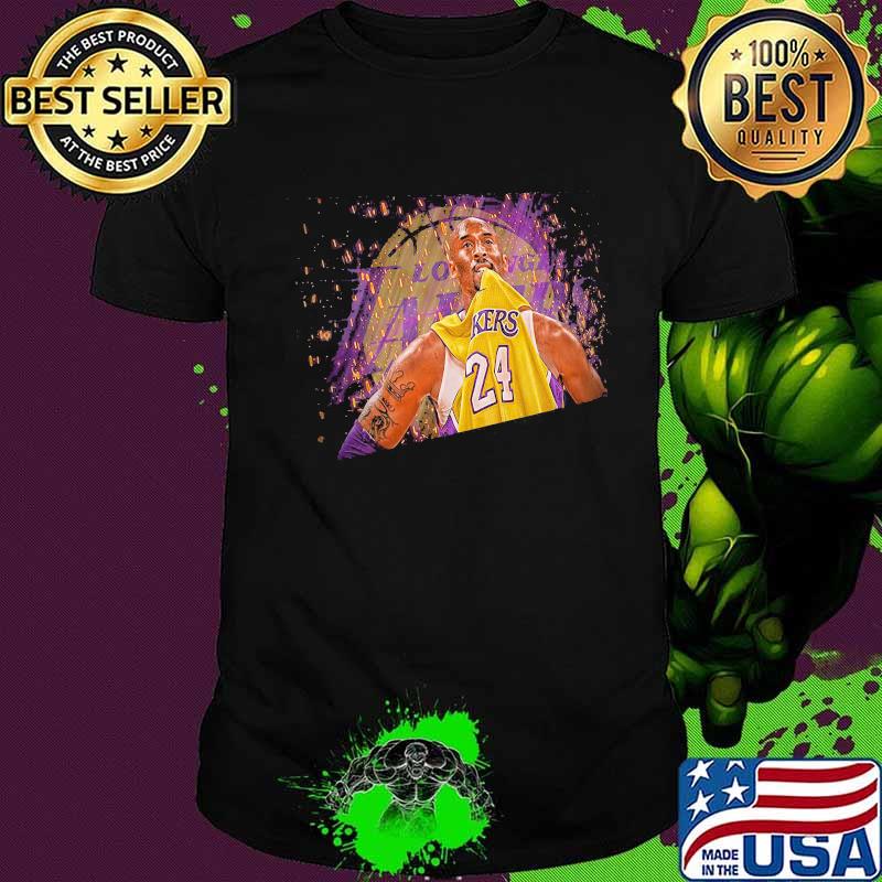 Los angeles lakers kobe bryant 24 basketball player shirt