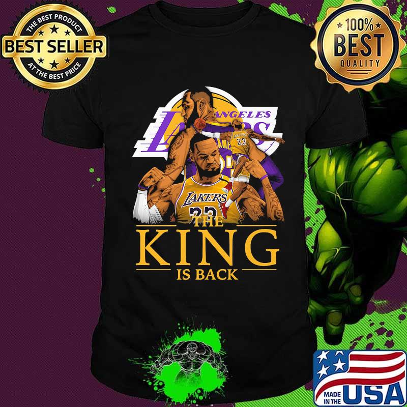 Los angeles lakers the king is back shirt