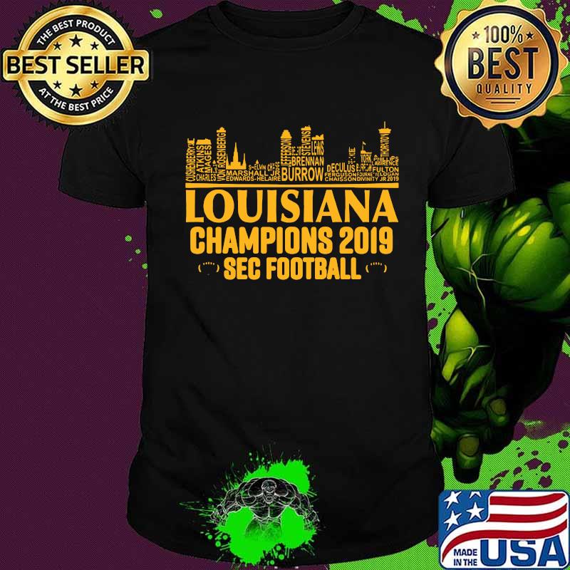 Louisiana champions sec football shirt