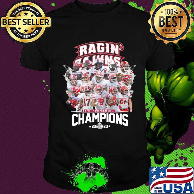 Louisiana ragin' cajuns lendingtree bowl champions2020 shirt