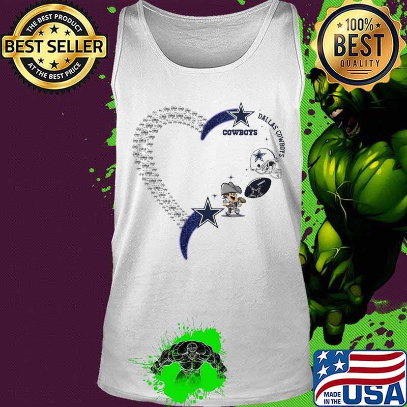 Love dallas cowboys football heart diamond s Tank top Love dallas cowboys football heart diamond s Tank top