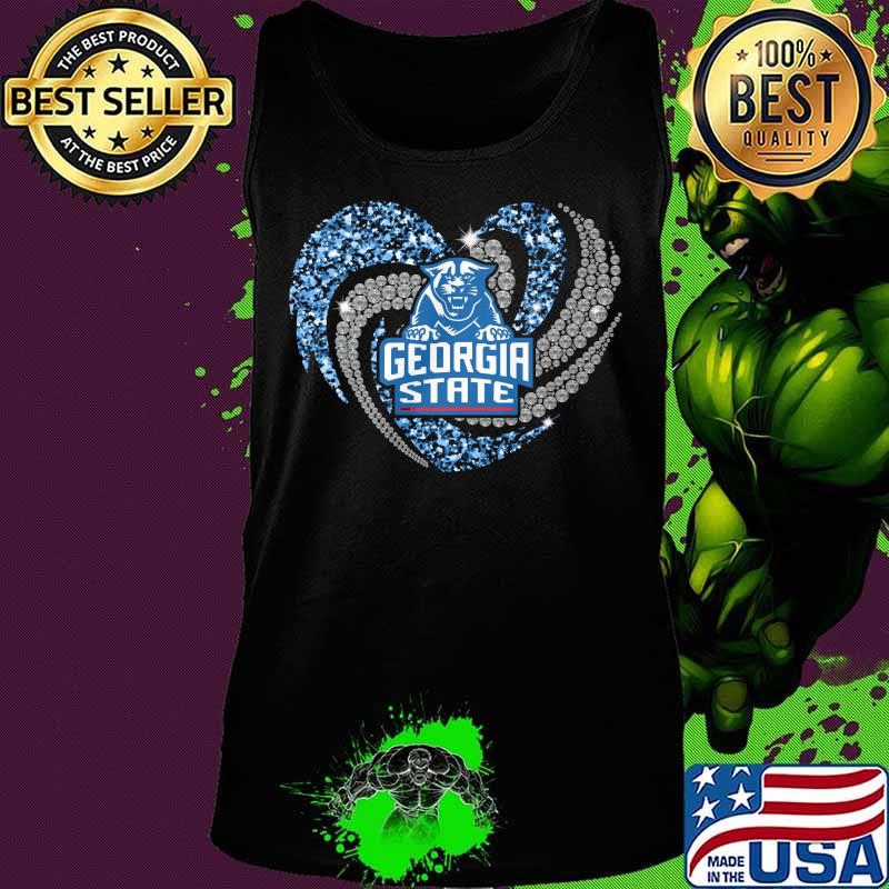 Love georgia state panthers heart diamond s Tank top Love georgia state panthers heart diamond s Tank top