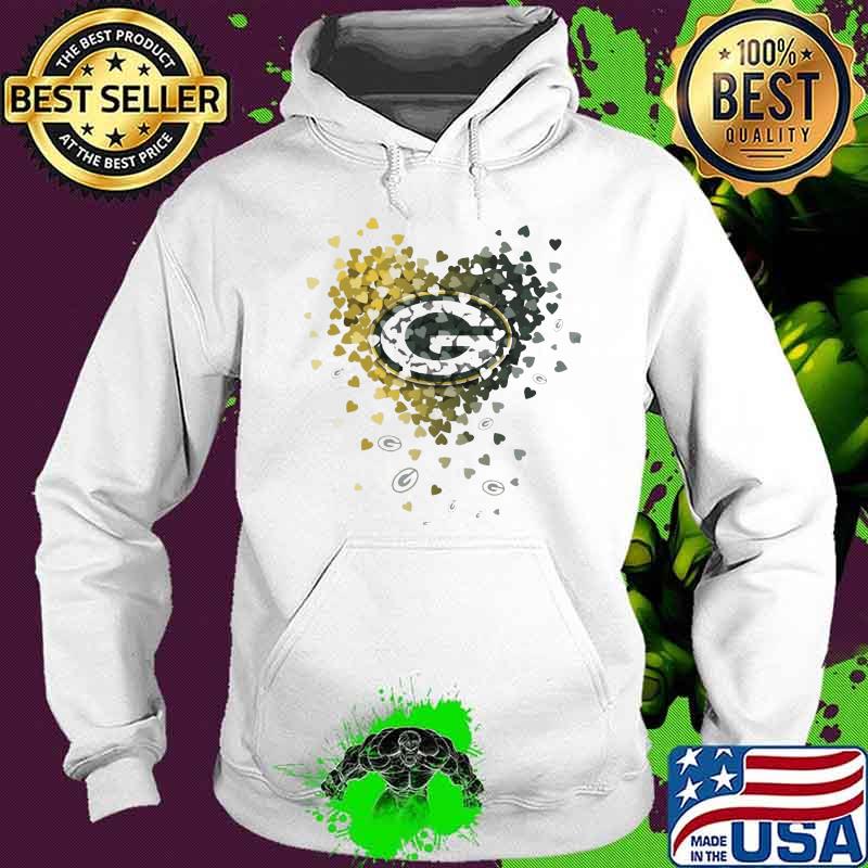Love green bay packers hearts s Hoodie Love green bay packers hearts s Hoodie