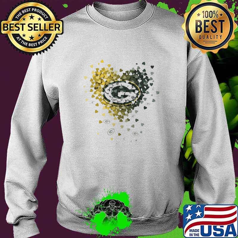 Love green bay packers hearts s Sweater Love green bay packers hearts s Sweater