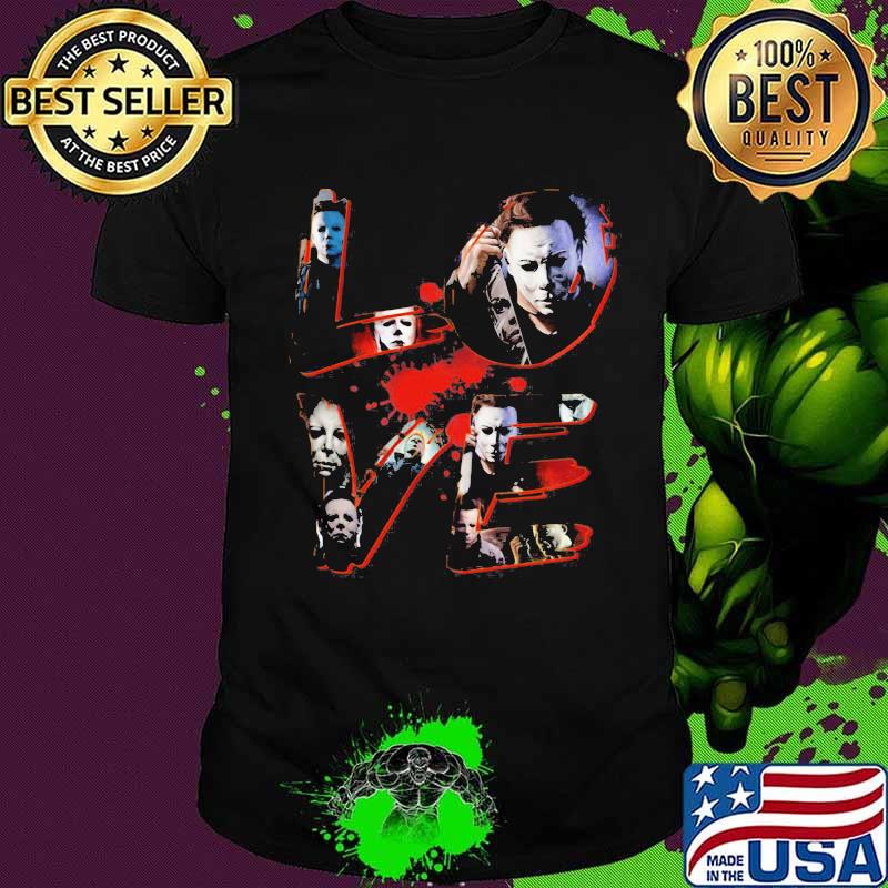 Love michael myers social halloween shirt