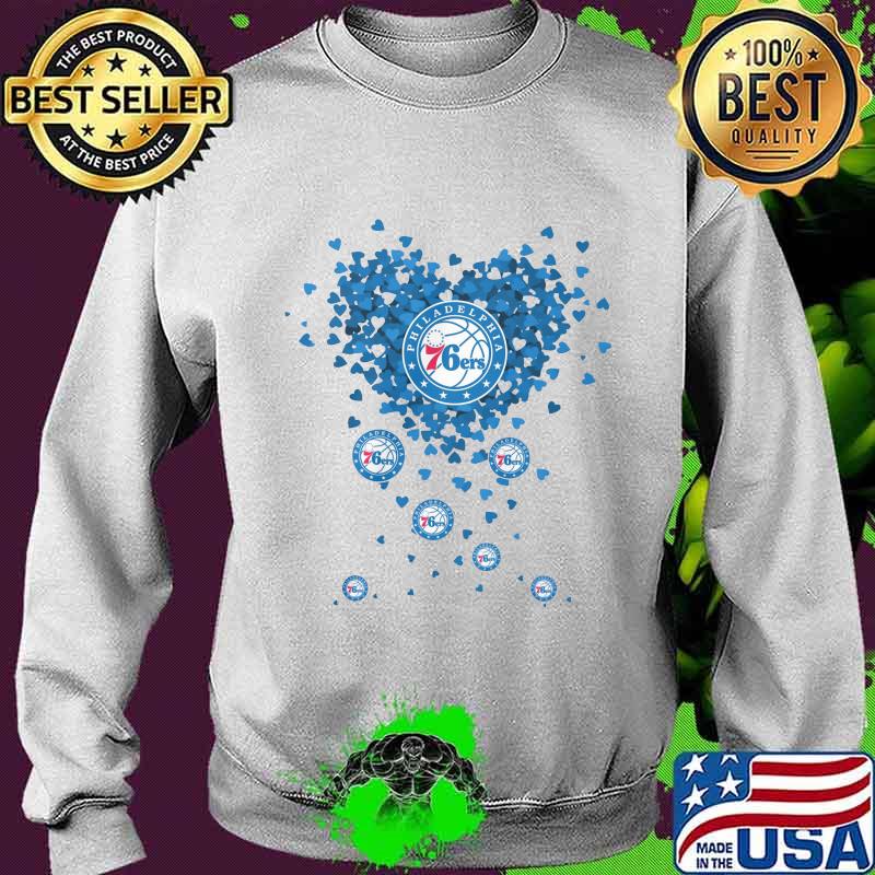 Love philadelphia 76ers basketball hearts s Sweater Love philadelphia 76ers basketball hearts s Sweater