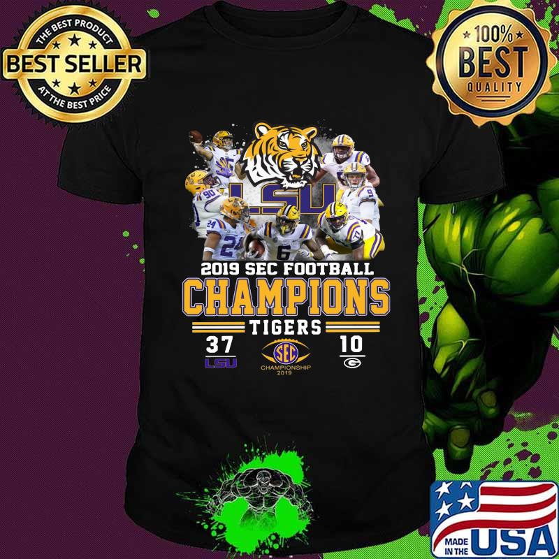 Lsu tigers 2019 sec football champions shirt