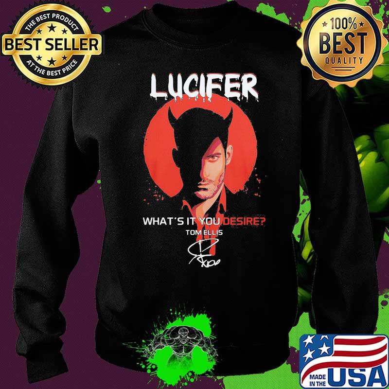 Lucifer what's it you desire tom ellis signature s Sweater Lucifer what's it you desire tom ellis signature s Sweater