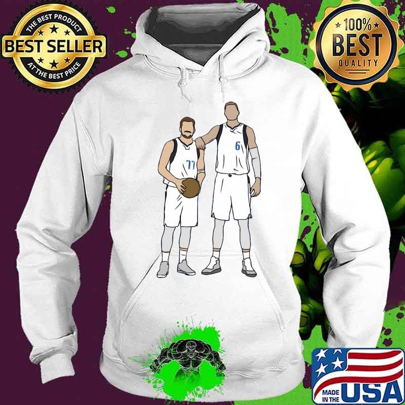 Luka doncic and kristaps porzingis basketball s Hoodie Luka doncic and kristaps porzingis basketball s Hoodie