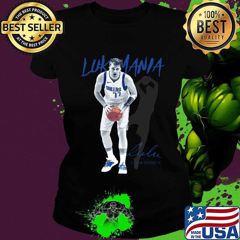 Luke mamia luka doncic dallas mavericks signature s Ladies tee Luke mamia luka doncic dallas mavericks signature s Ladies tee