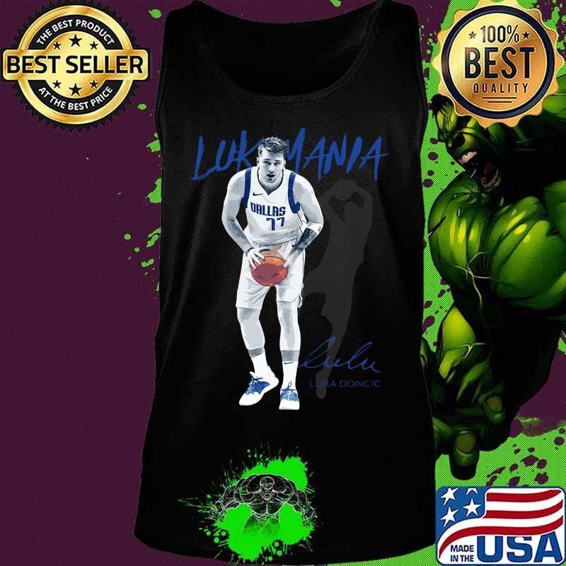Luke mamia luka doncic dallas mavericks signature s Tank top Luke mamia luka doncic dallas mavericks signature s Tank top