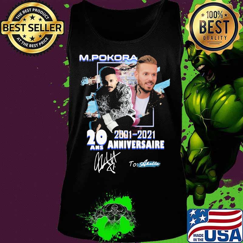 M. pokora 20 ans anniversaire 2001 2021 to abella signature s Tank top M. pokora 20 ans anniversaire 2001 2021 to abella signature s Tank top