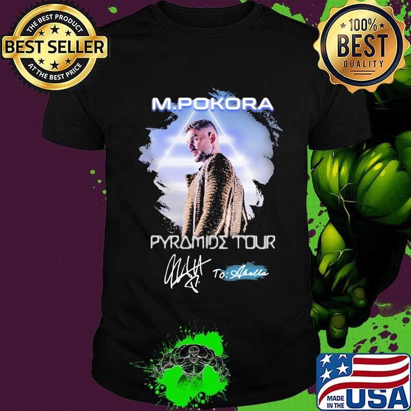 M. pokora pyramide tour to abella signature shirt
