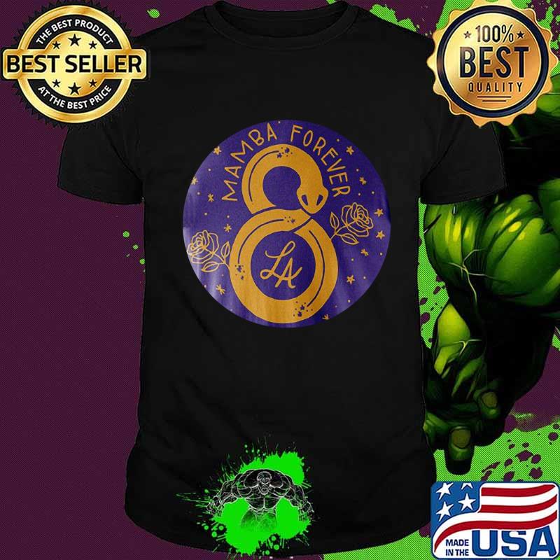 Mamba forever 8 kobe bryant los angeles lakers rose shirt