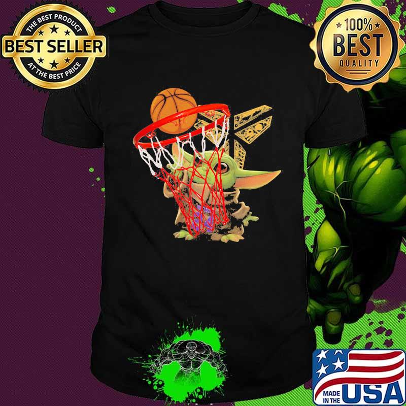 Mamba forever kobe bryant baby yoda playing basketball shirt
